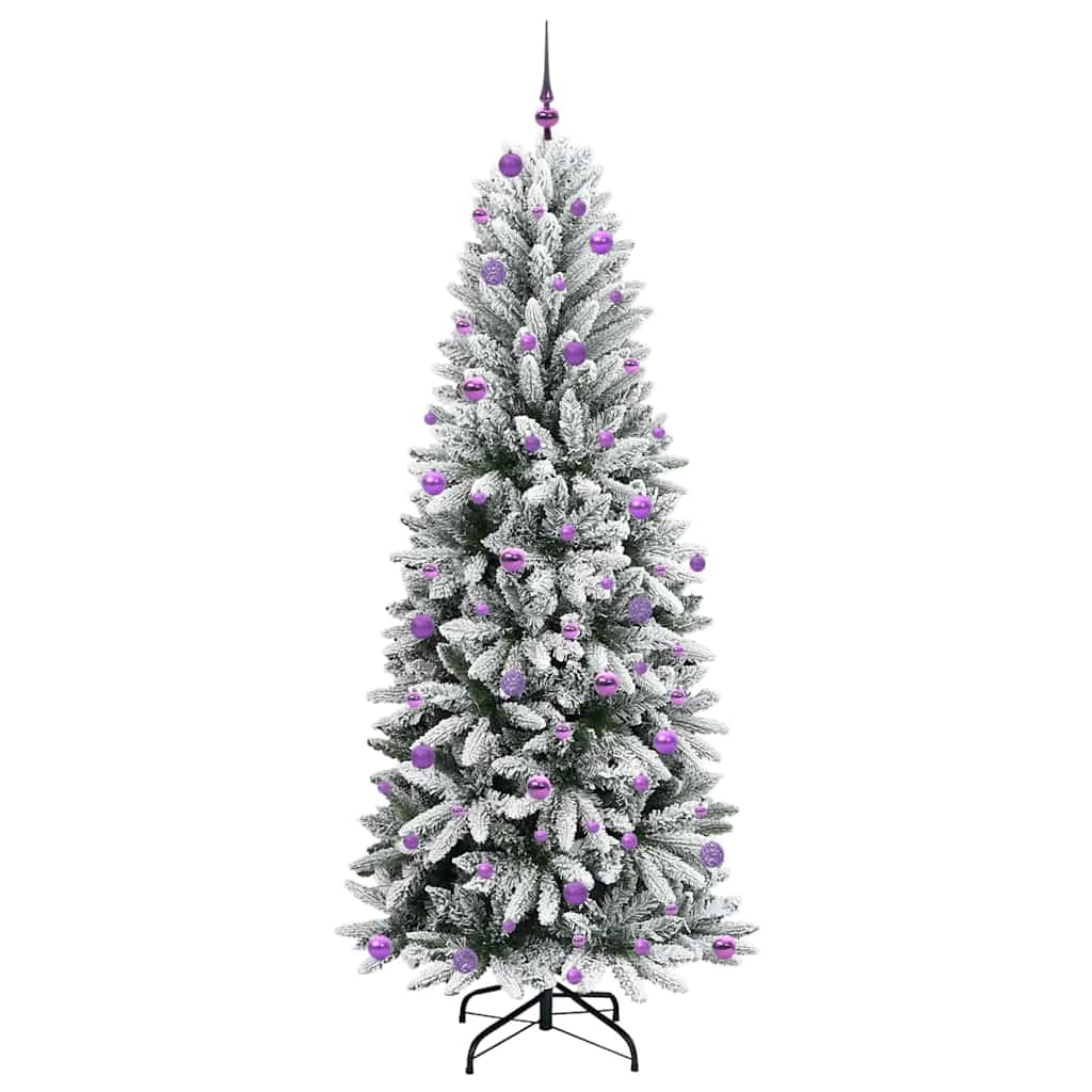 Umjetno božićno drvce Bijela 240 cm PVC, plastika, čelik i PE