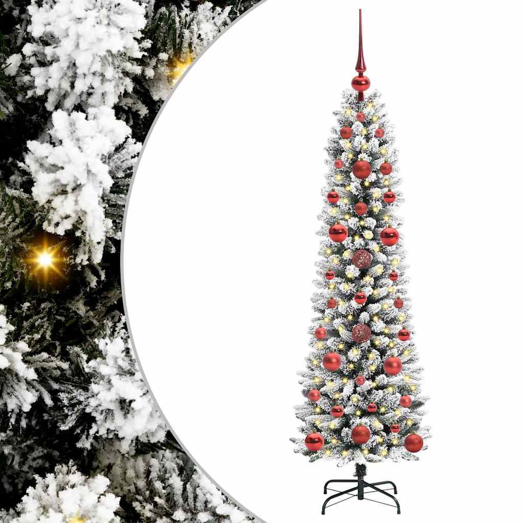 Umjetno božićno drvce Bijelo 120 cm PVC i Metal i Plastika