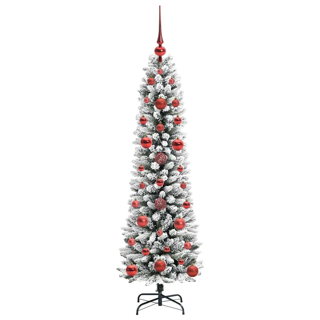 Umjetno božićno drvce Bijelo 120 cm PVC i Metal i Plastika