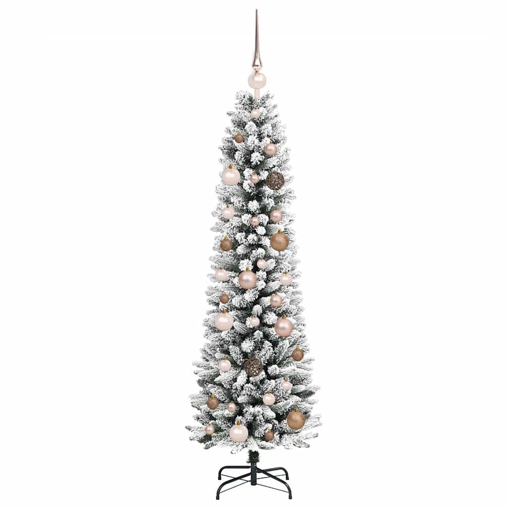 Umjetno božićno drvce Bijelo 150 cm PVC i Metal i Plastika