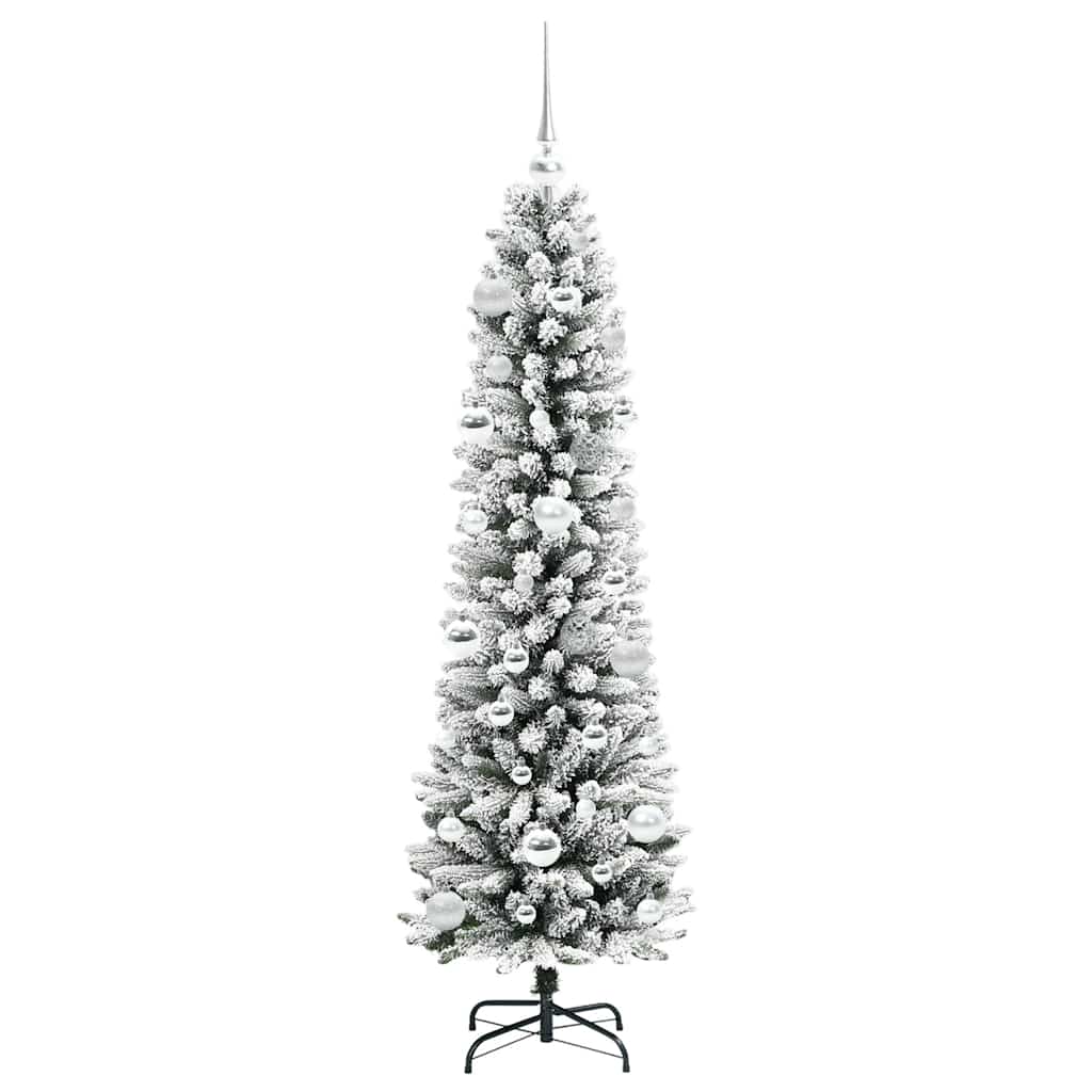 Umjetno božićno drvce Bijelo 150 cm PVC i Metal i Plastika