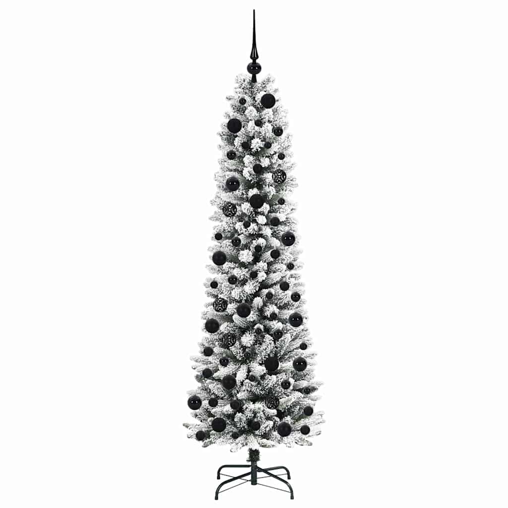 Umjetno božićno drvce Bijela 180 cm PVC i Metal i Plastika