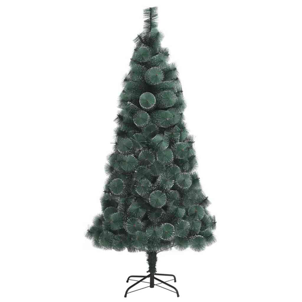 Umjetna božićna jelka s kuglicama s lampicama Zelena 180 cm PET