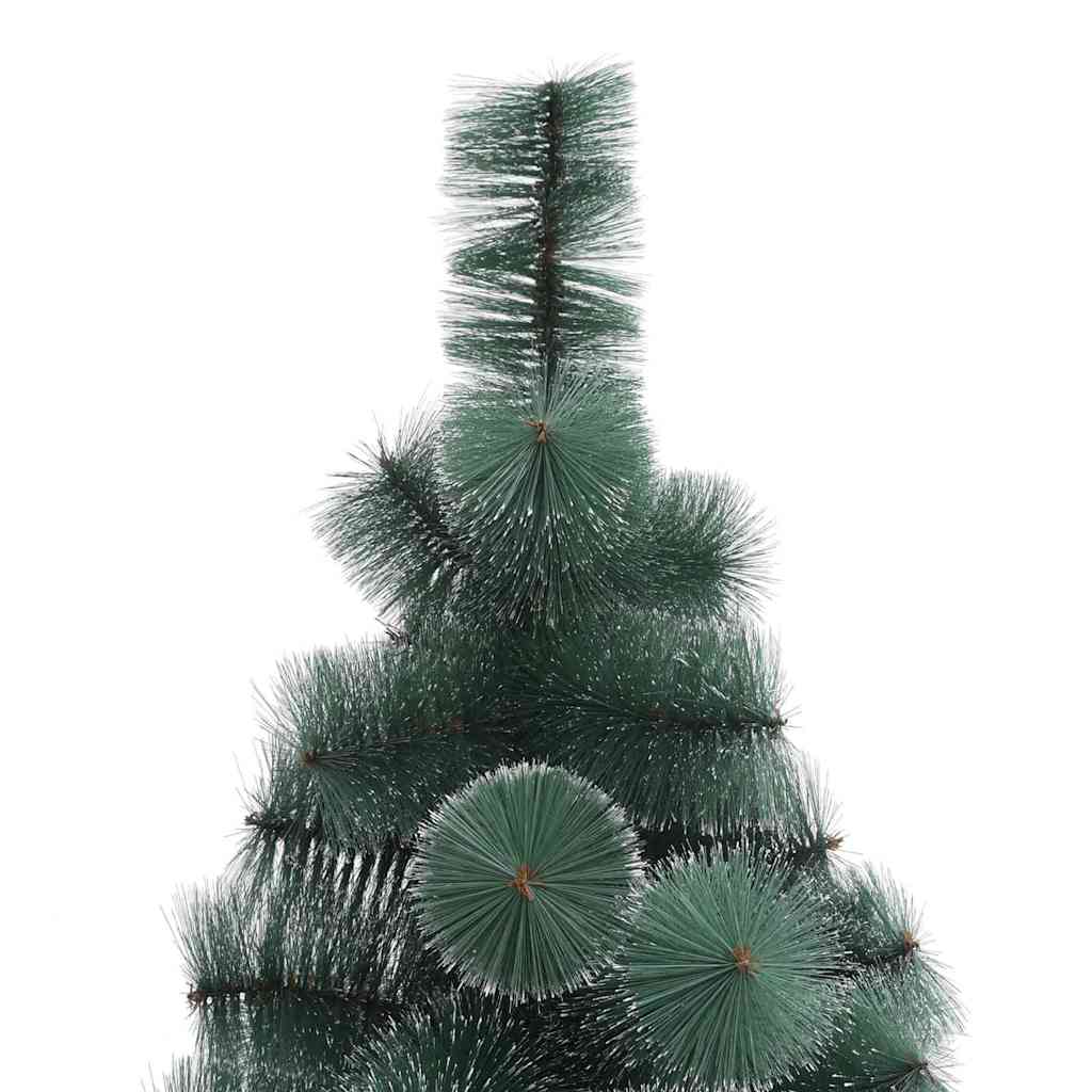 Umjetna božićna jelka s lampicama i setom kuglica Zelena 210 cm