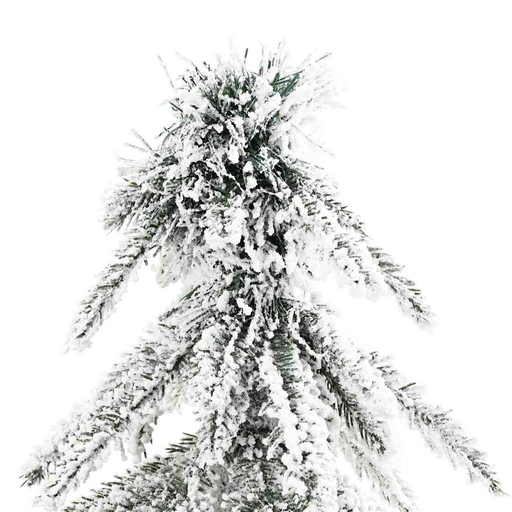 Božićno drvce s 150 LED svjetlima Bijelo 120 cm PE i čelik