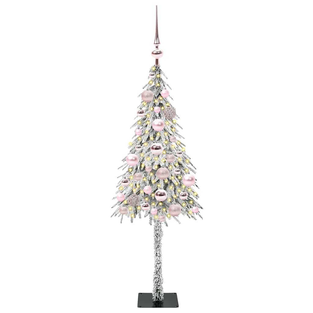 Božićno drvce s 150 LED svjetlima Bijelo 120 cm PE i čelik