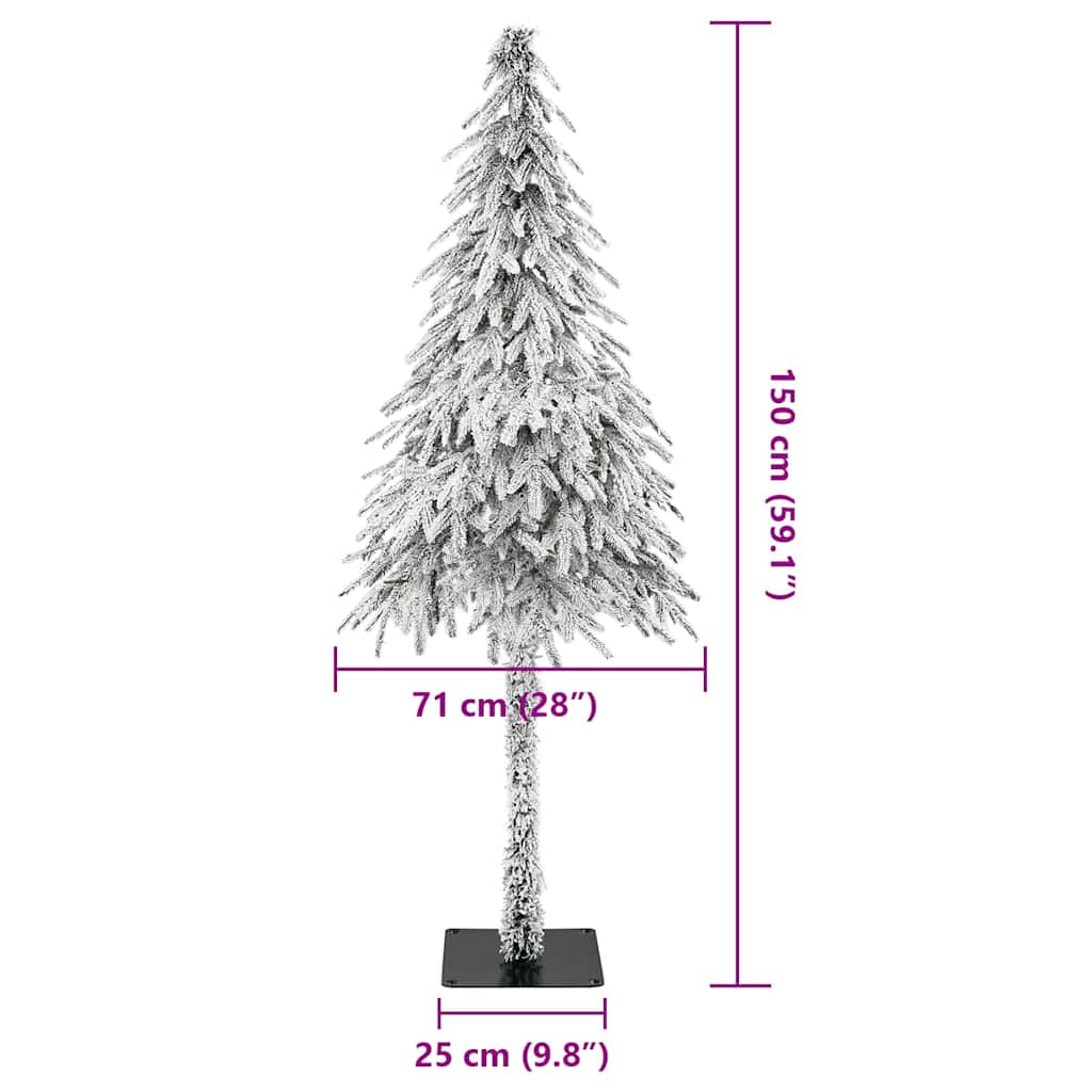 Božićno drvce Bijelo 150 cm PE i čelik