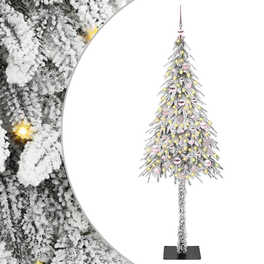 Božićno drvce s 150 LED svjetlima Bijelo 150 cm PE i čelik
