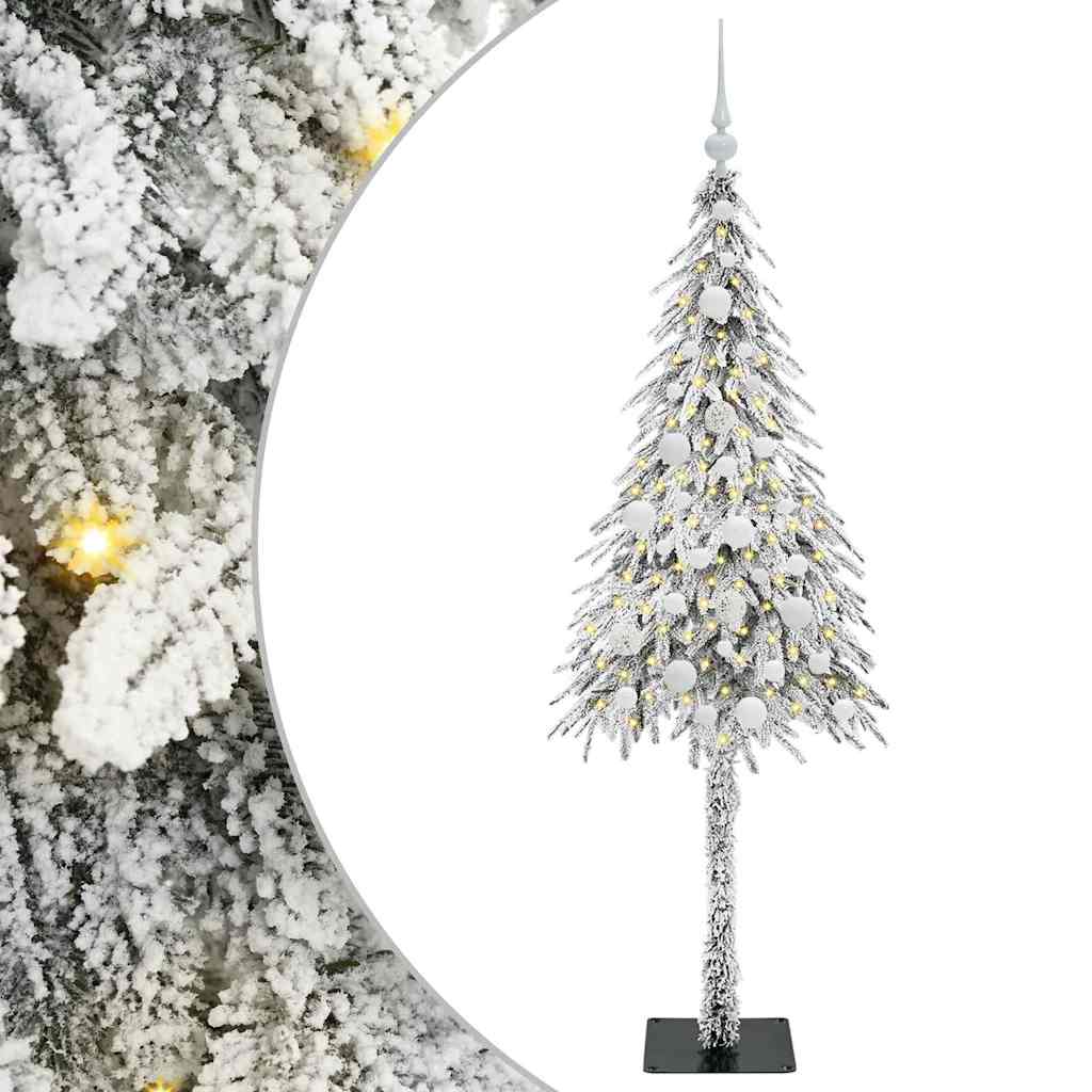 Božićno drvce s 150 LED svjetlima Bijelo 150 cm PE i čelik