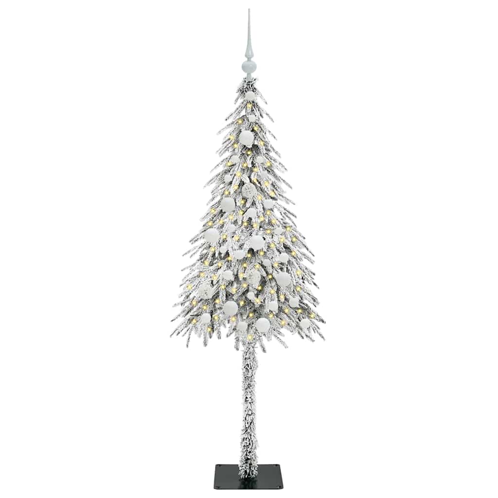 Božićno drvce s 150 LED svjetlima Bijelo 150 cm PE i čelik