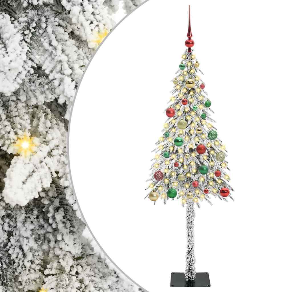 Božićno drvce s 150 LED svjetlima Bijelo 150 cm PE i čelik
