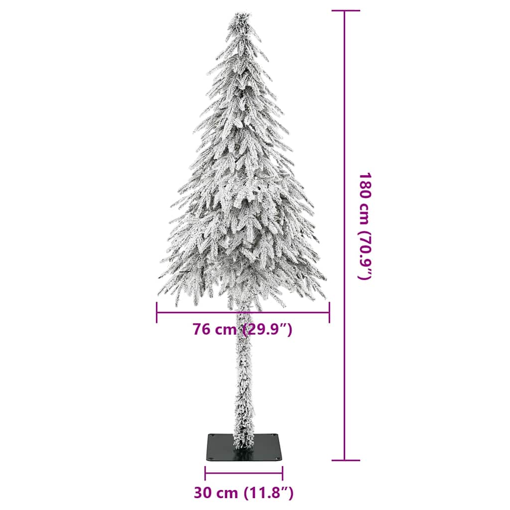 Božićno drvce s 300 LED svjetlima Bijelo 180 cm PE i čelik