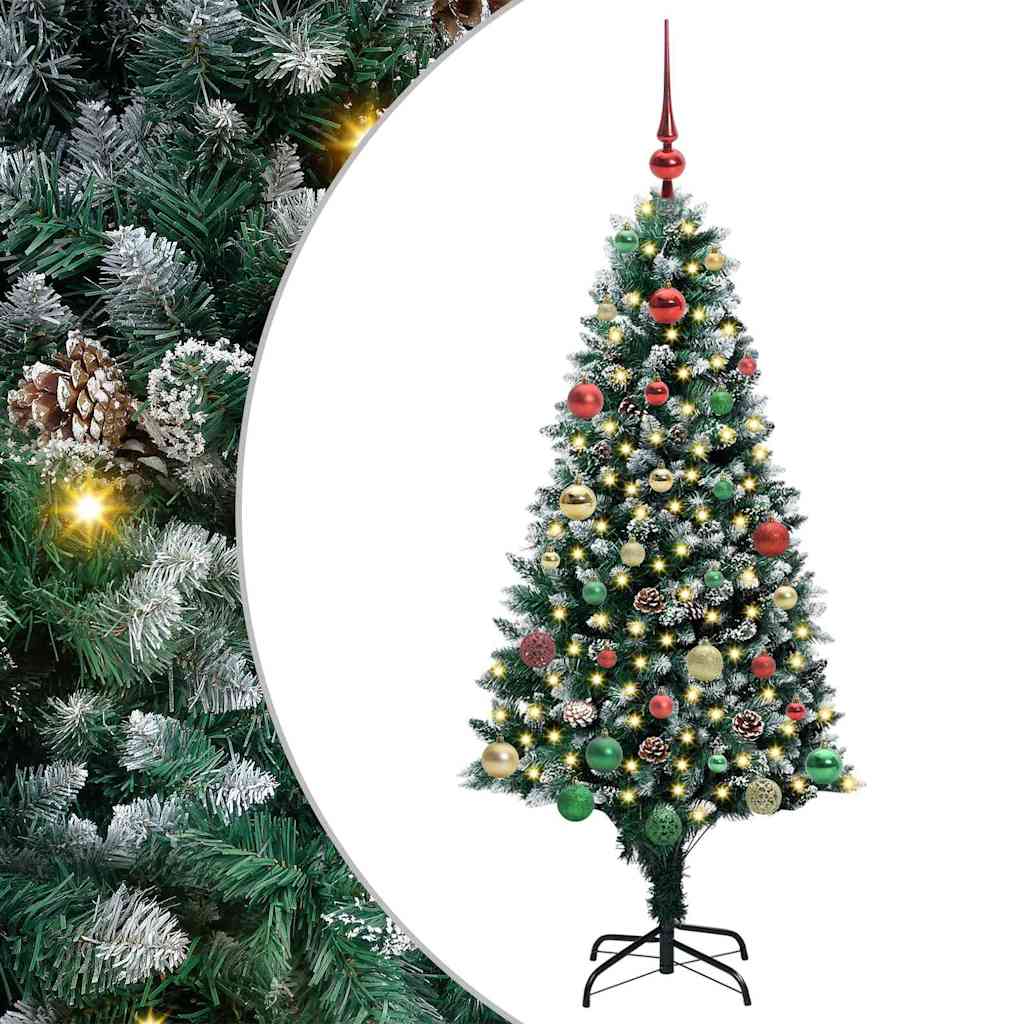 Umjetno božićno drvce Zelena 150 cm PVC i Čelik i Plastika