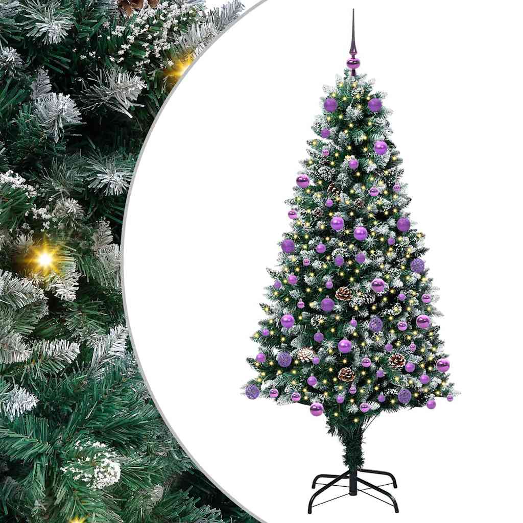 Umjetno božićno drvce Zelena 180 cm PVC i Čelik i Plastika