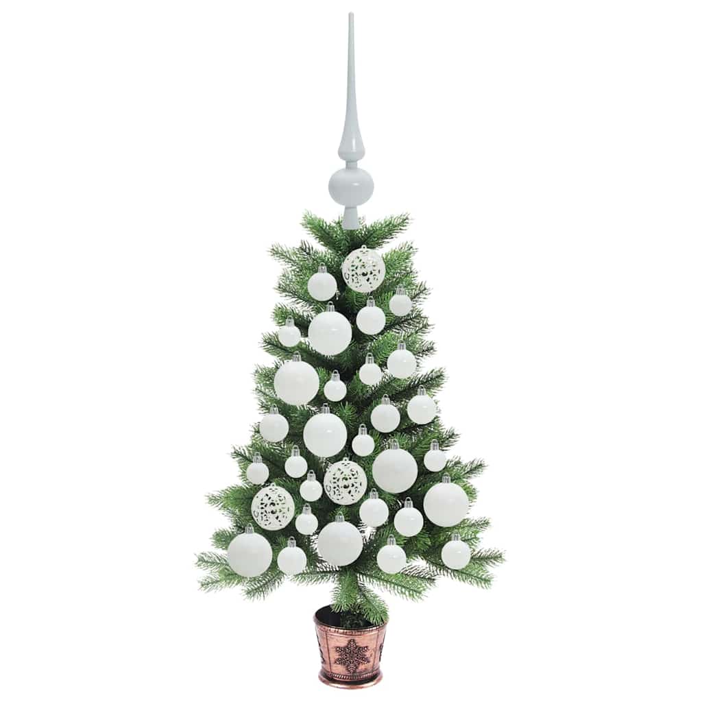 Božićno drvce s 150 LED svjetlima s stalakom Zelena 65 cm PE