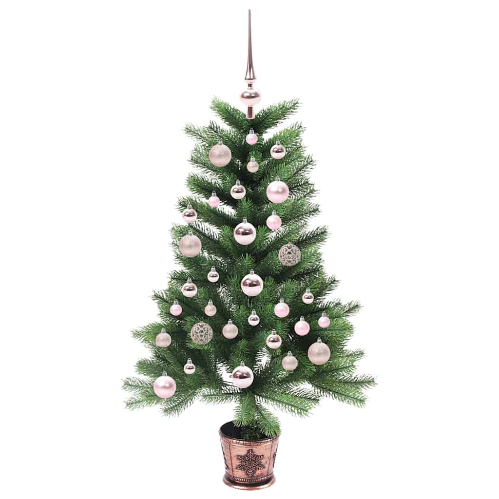 Božićno drvce s 150 LED svjetlima s stalakom Zelena 90 cm PE