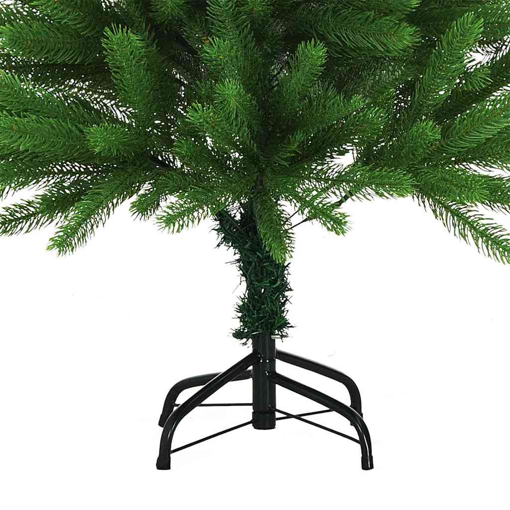 Božićno drvce s 150 LED svjetlima s stalakom Zelena 120 cm PE