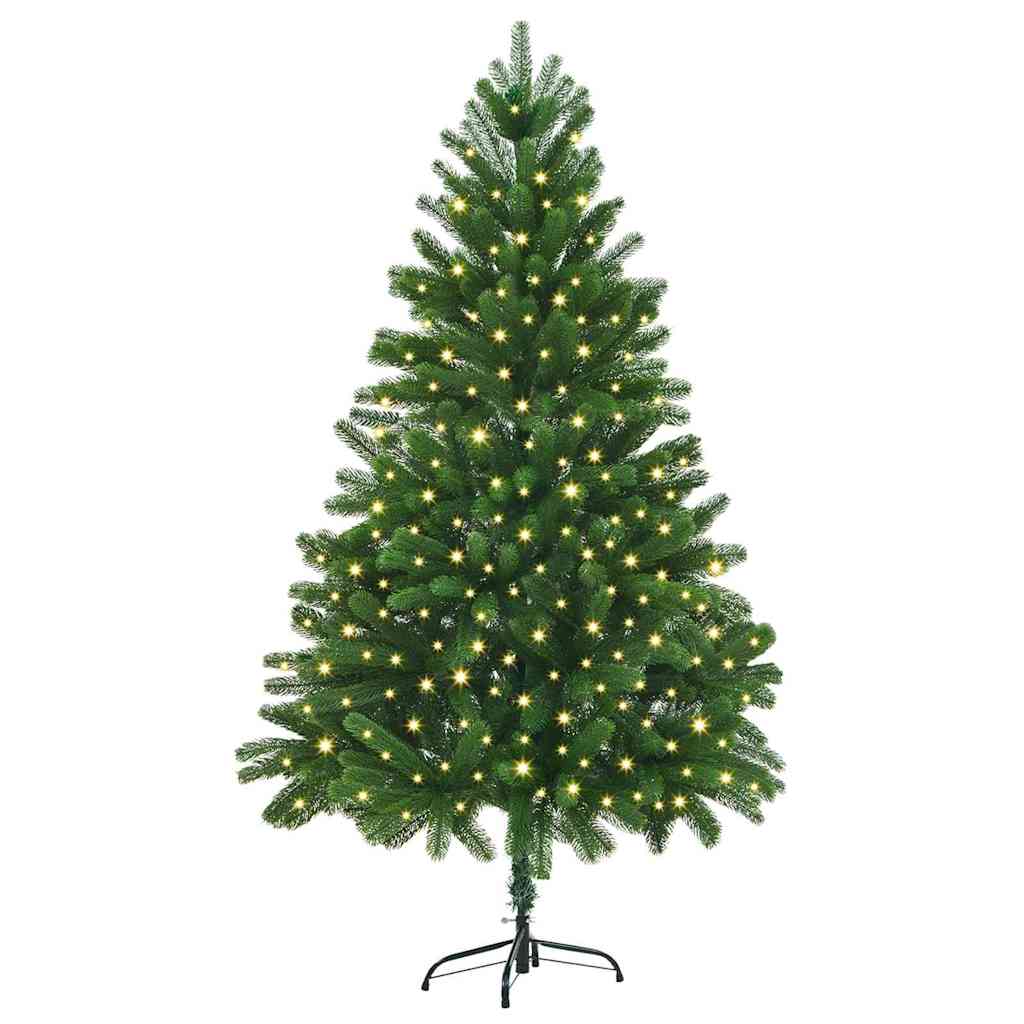 Božićno drvce s 300 LED svjetlima s stalakom Zelena 180 cm PE