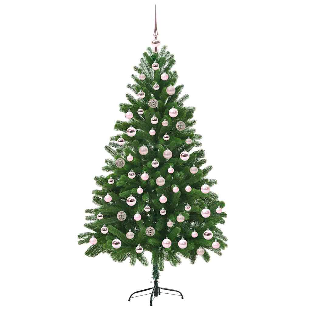 Božićno drvce s 300 LED svjetlima s stalakom Zelena 180 cm PE