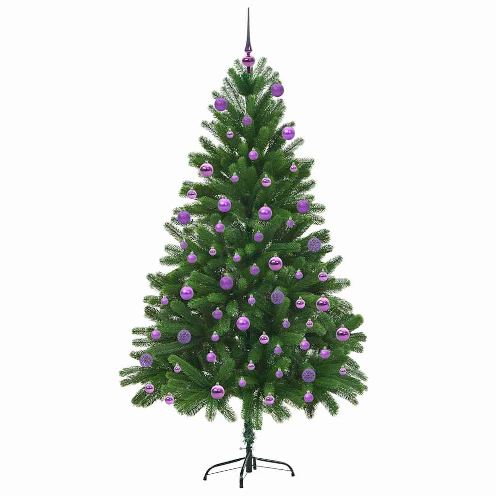 Božićno drvce s 300 LED svjetlima s stalakom Zelena 180 cm PE