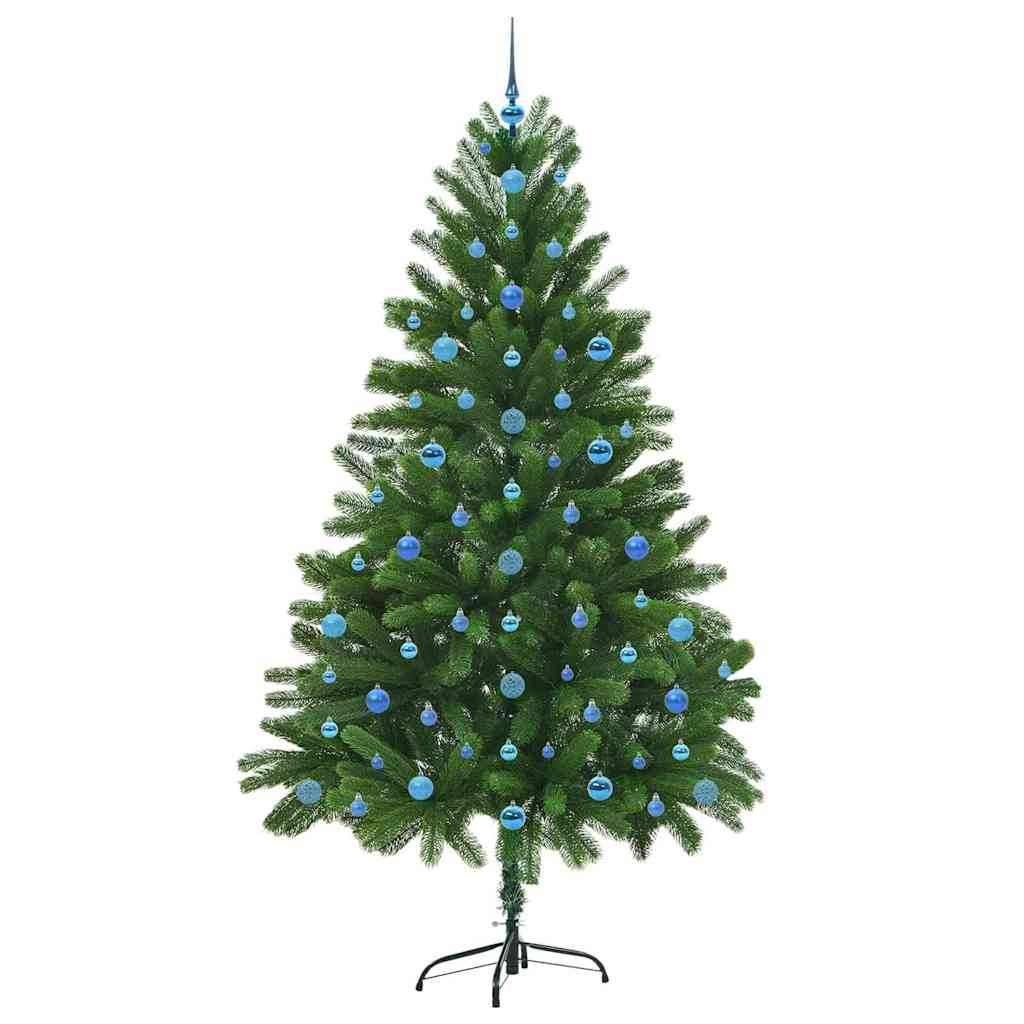 Božićno drvce s 300 LED svjetlima s stalakom Zelena 210 cm PE