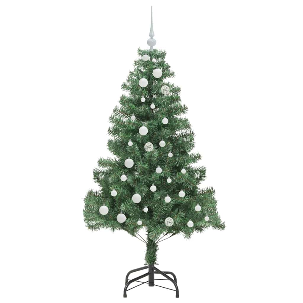 Božićno drvce s 150 LED svjetlima s stalakom Zelena 150 cm PVC