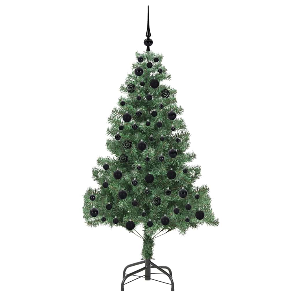 Božićno drvce s 300 LED svjetlima s stalakom Zelena 180 cm PVC