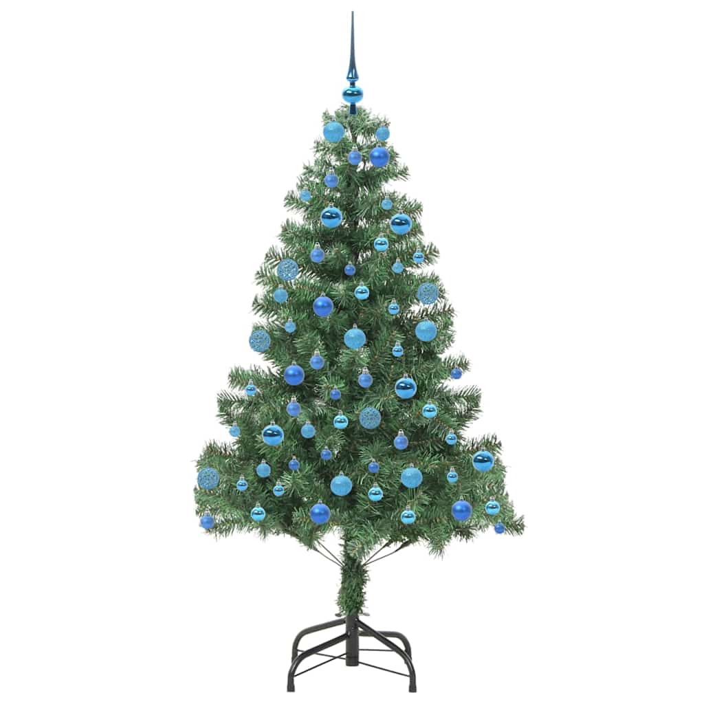 Božićno drvce s 300 LED svjetlima s stalakom Zelena 180 cm PVC