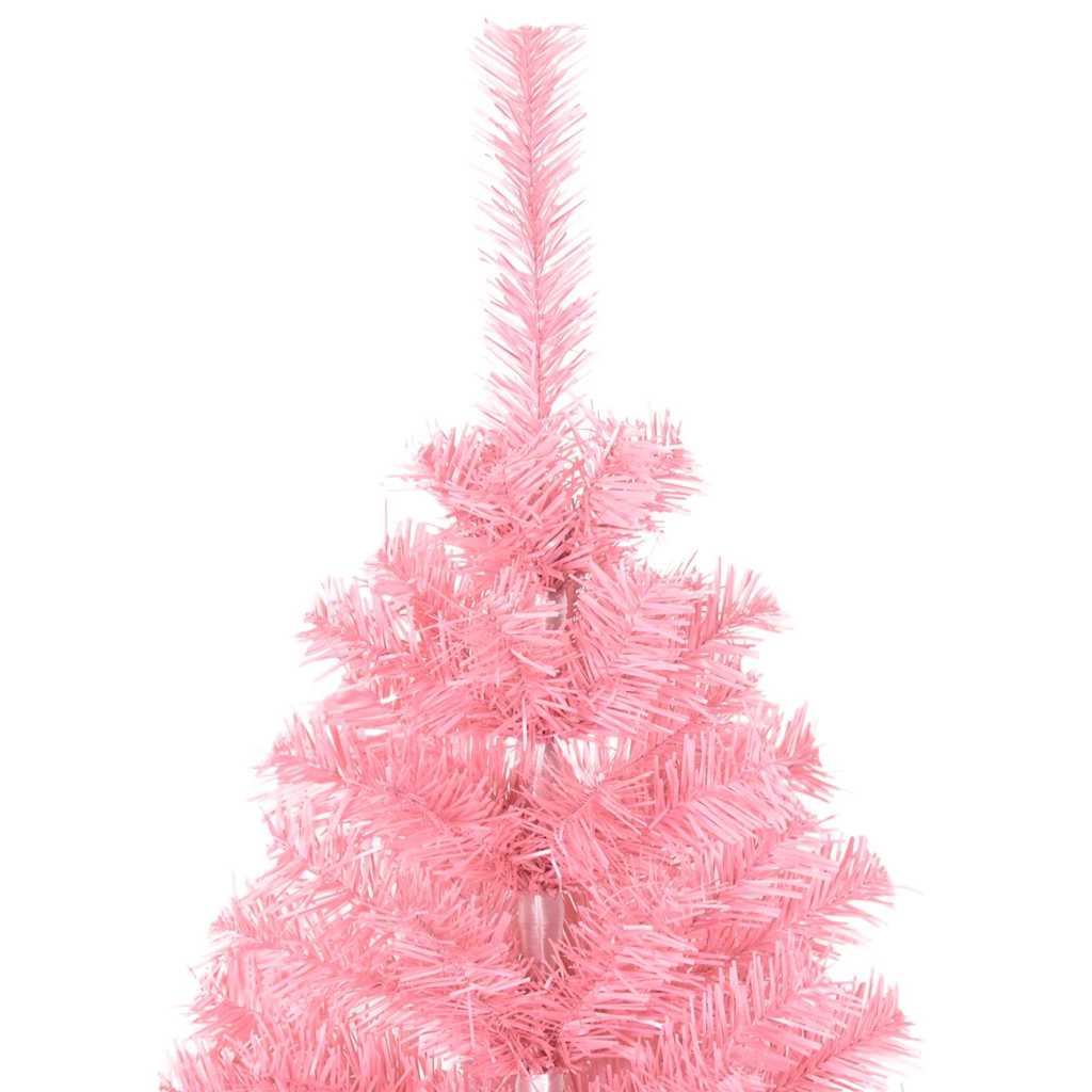 Božićno drvce s 150 LED svjetlima Ružičasta 150 cm PVC