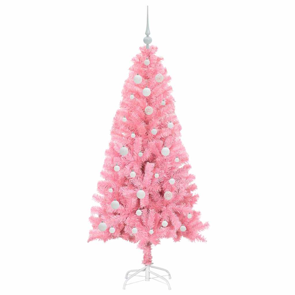 Božićno drvce s 150 LED svjetlima Ružičasta 150 cm PVC
