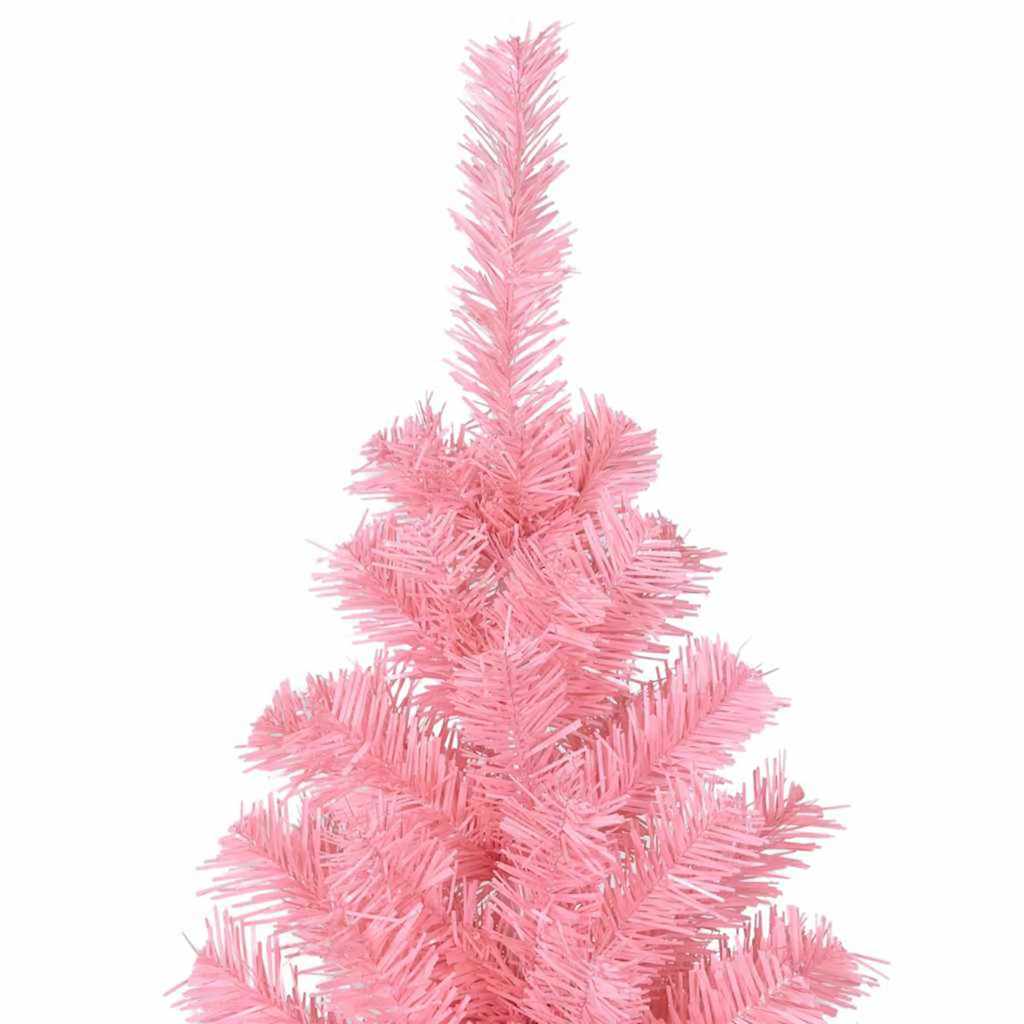 Božićno drvce s 300 LED svjetlima Ružičasta 180 cm PVC