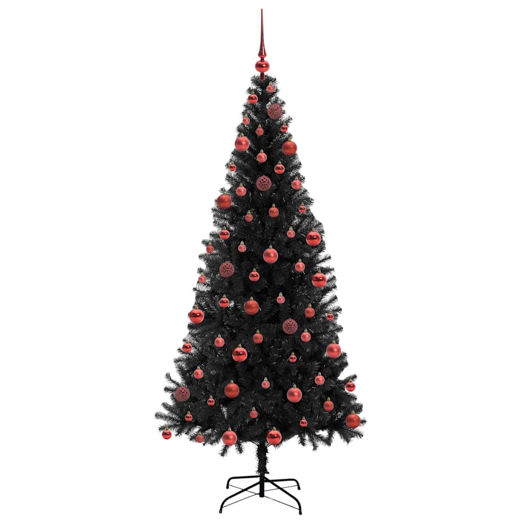 Božićno drvce Crna 180 cm PVC