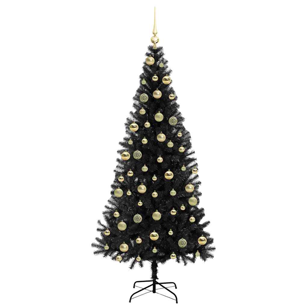Božićno drvce Crna 210 cm PVC