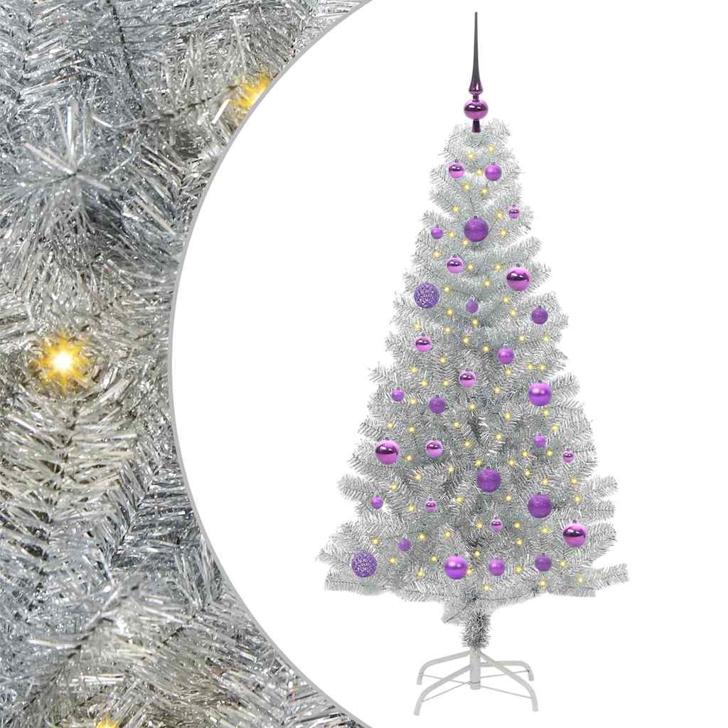Božićno drvce Srebrno 150 cm PET