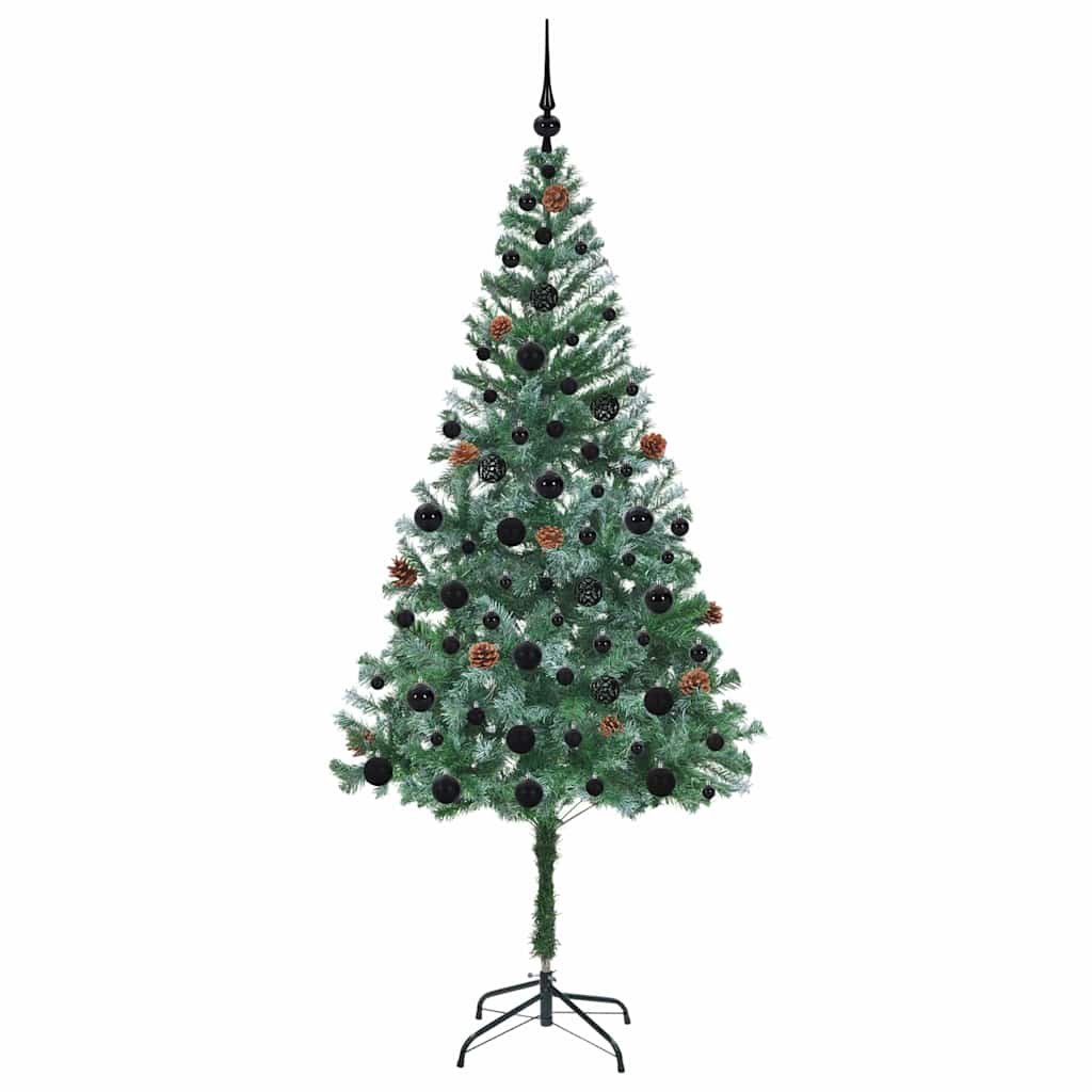 Umjetno božićno drvce s stalakom Zelena 180 cm PVC i čelik
