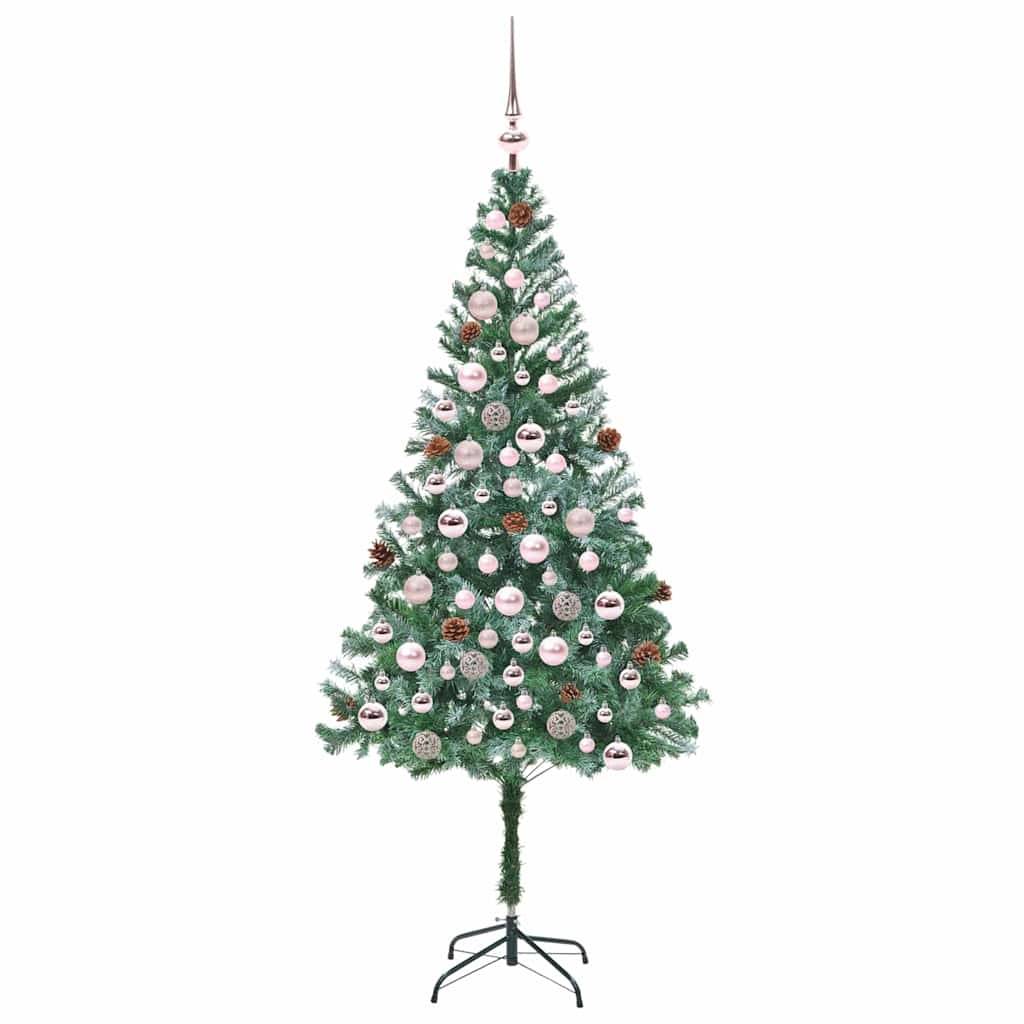 Umjetno božićno drvce s stalakom Zelena 180 cm PVC i čelik
