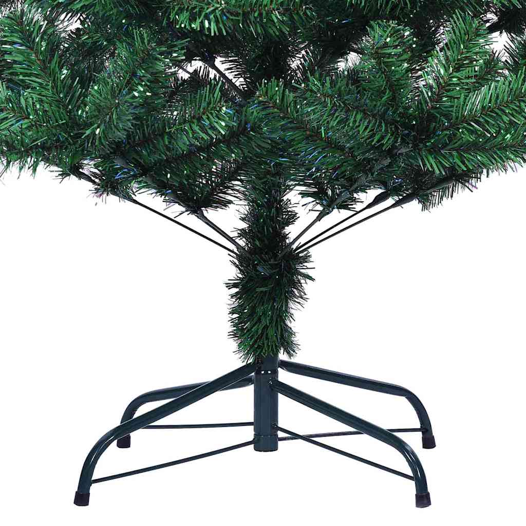 Umjetno predsvijetljeno božićno drvce Zelena 240 cm PVC i metal