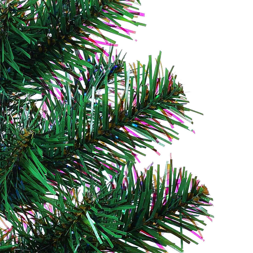 Umjetno predsvijetljeno božićno drvce Zelena 240 cm PVC i metal