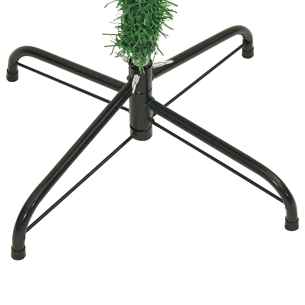 Umjetna božićna jelka naopako s setom kuglica Zelena 180 cm PVC