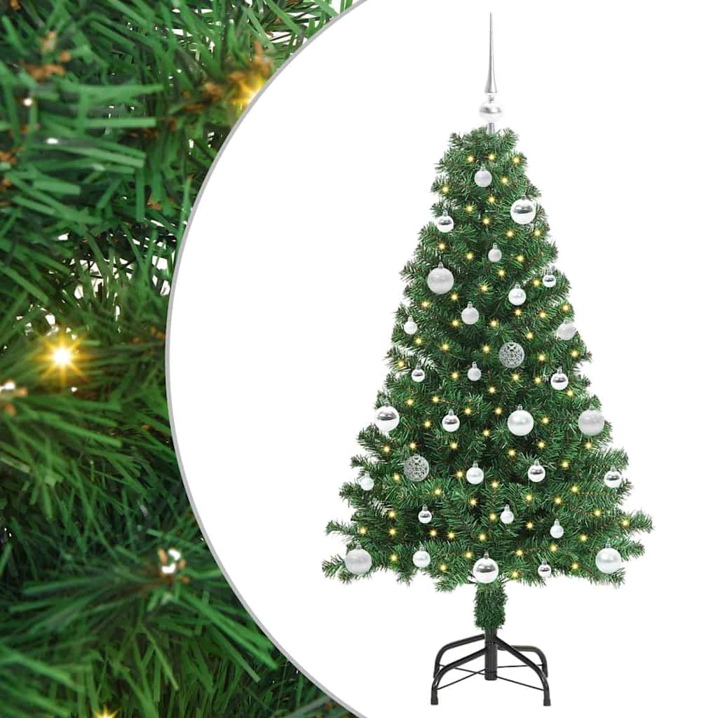 Umjetno božićno drvce Zelena 150 cm PVC i Čelik i Plastika