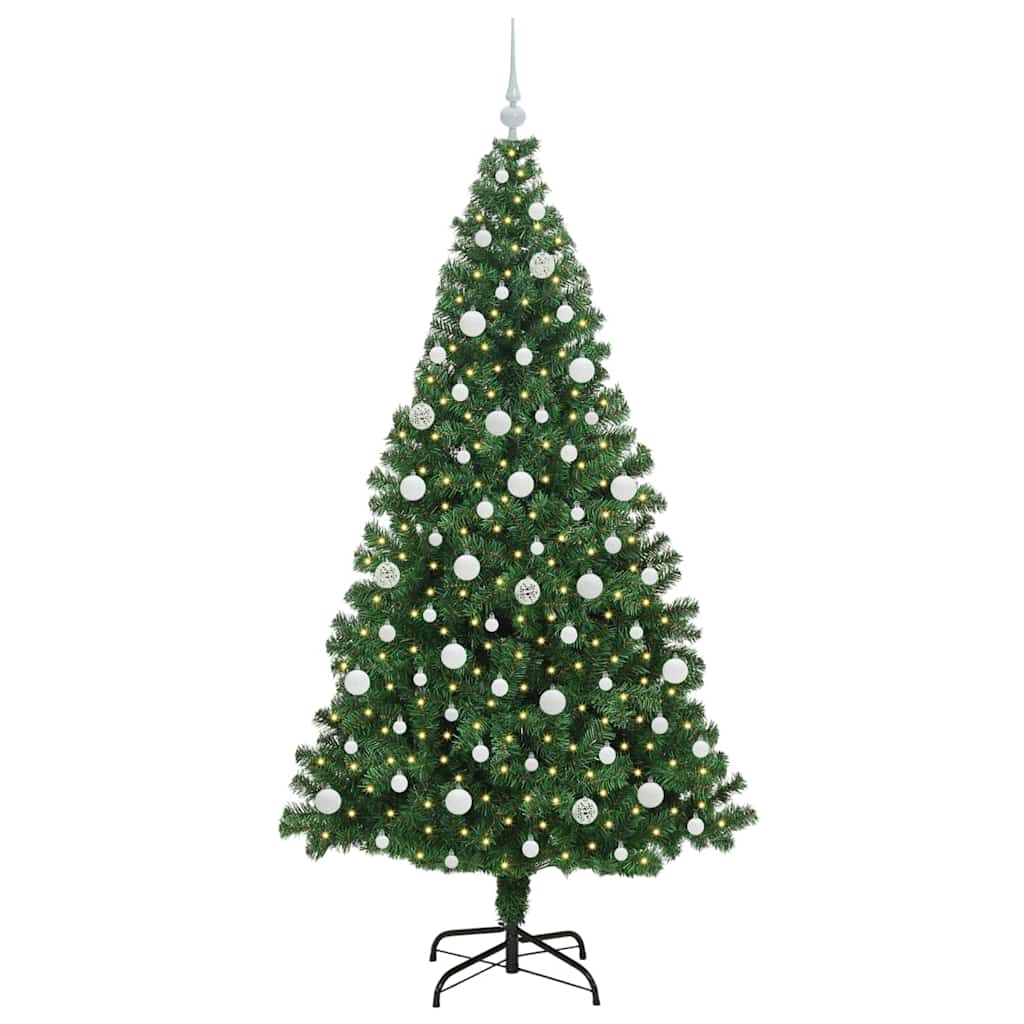 Umjetno božićno drvce Zelena 210 cm PVC i Čelik i Plastika