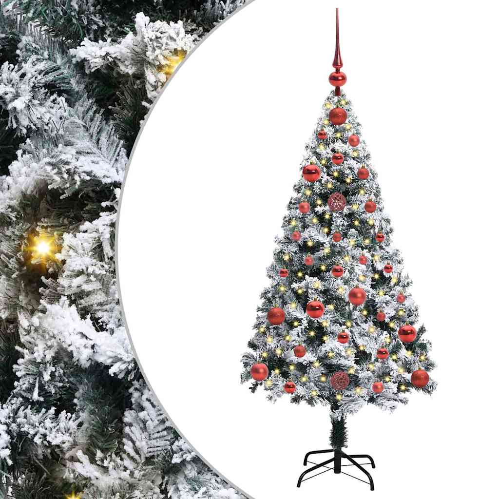Umjetno božićno drvce Bijelo 120 cm PVC i Čelik i Plastika