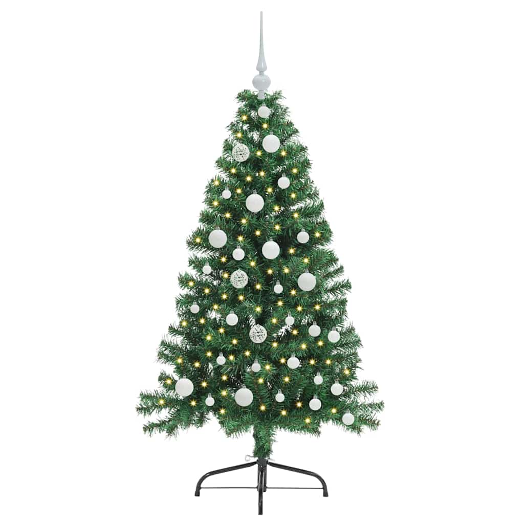 Umjetno predsvijetljeno božićno drvce Zelena 120 cm PVC