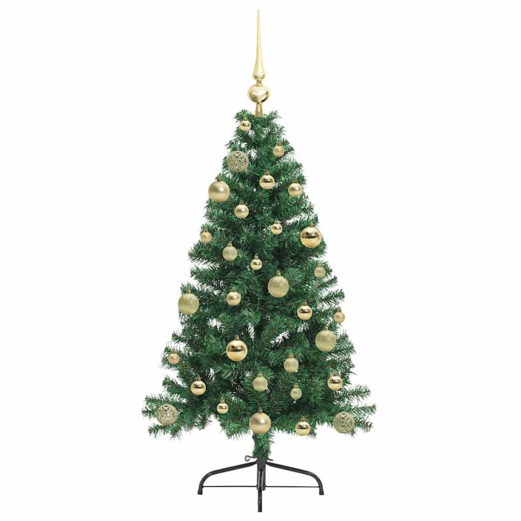 Umjetno predsvijetljeno božićno drvce Zelena 120 cm PVC