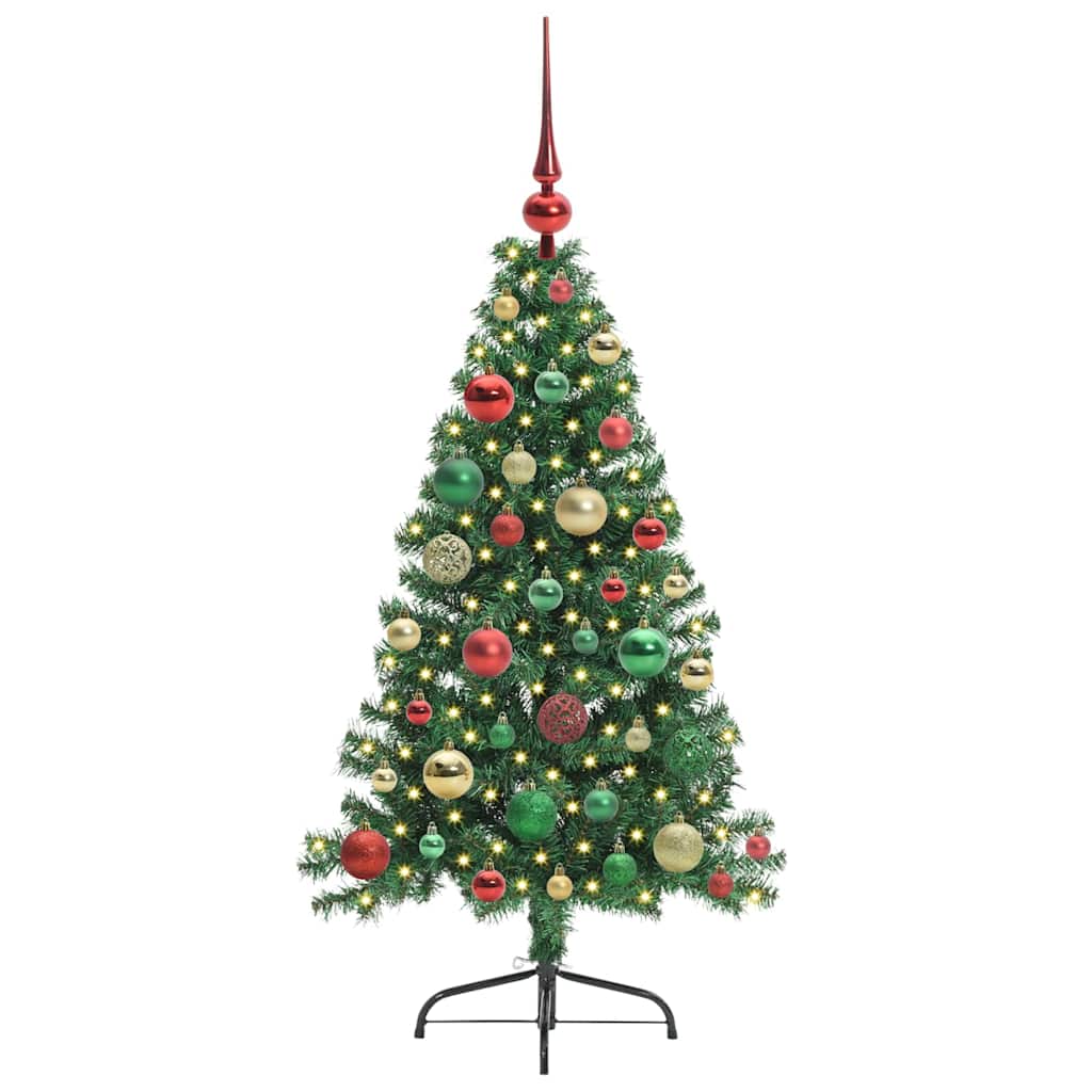 Umjetno predsvijetljeno božićno drvce Zelena 120 cm PVC