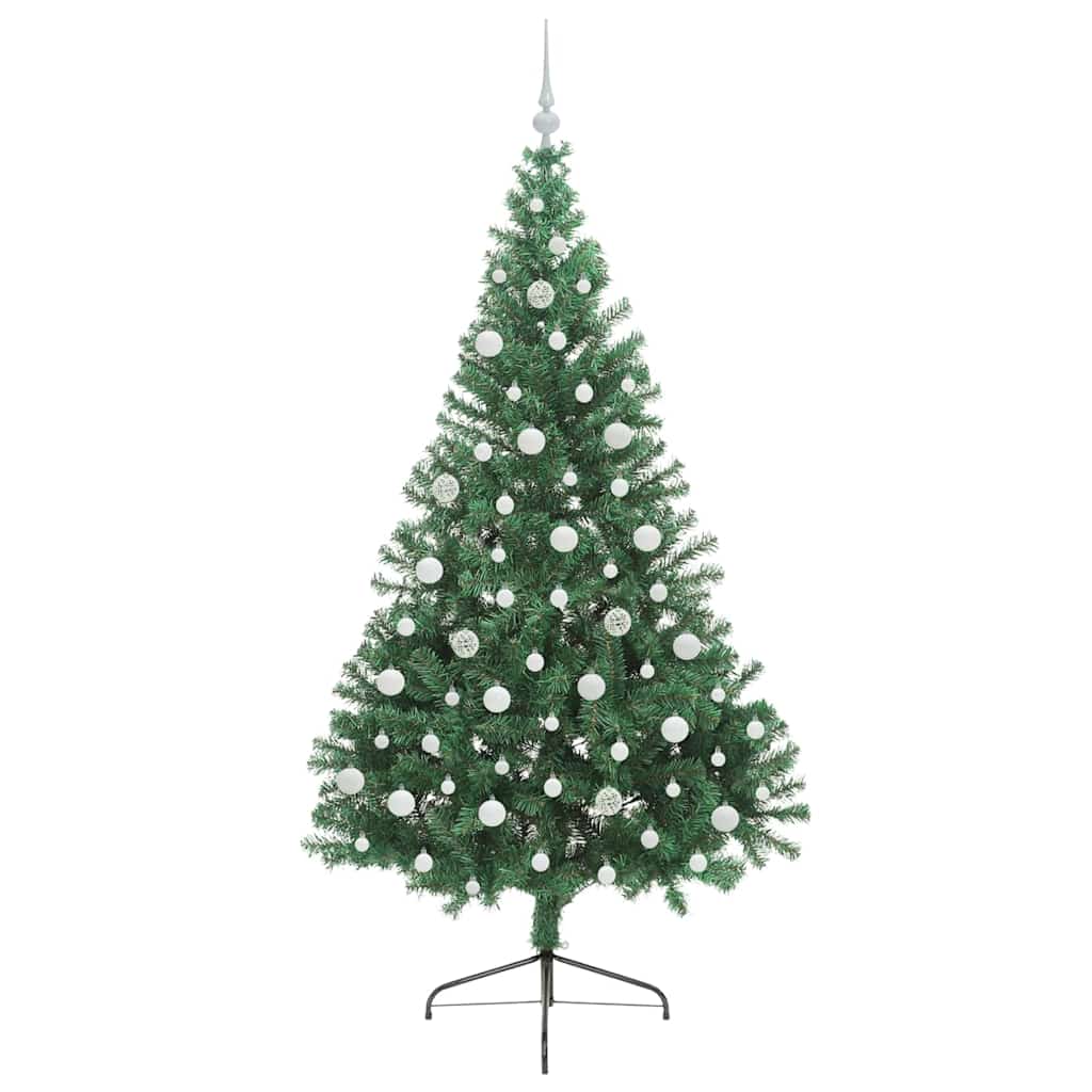 Umjetno predsvijetljeno božićno drvce Zelena 210 cm PVC
