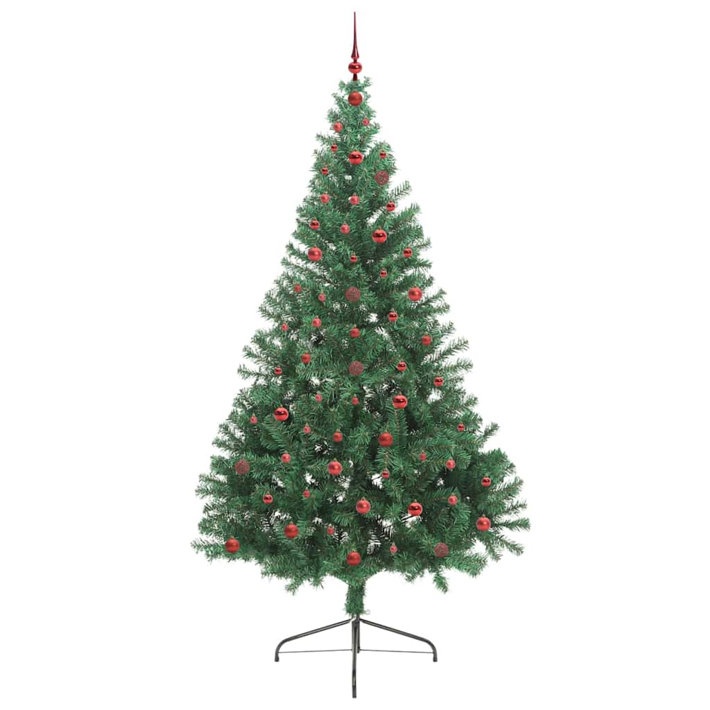 Umjetno predsvijetljeno božićno drvce Zelena 240 cm PVC
