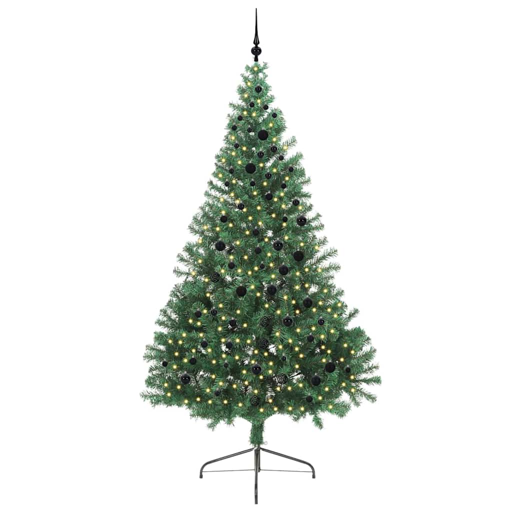 Umjetno predsvijetljeno božićno drvce Zelena 240 cm PVC