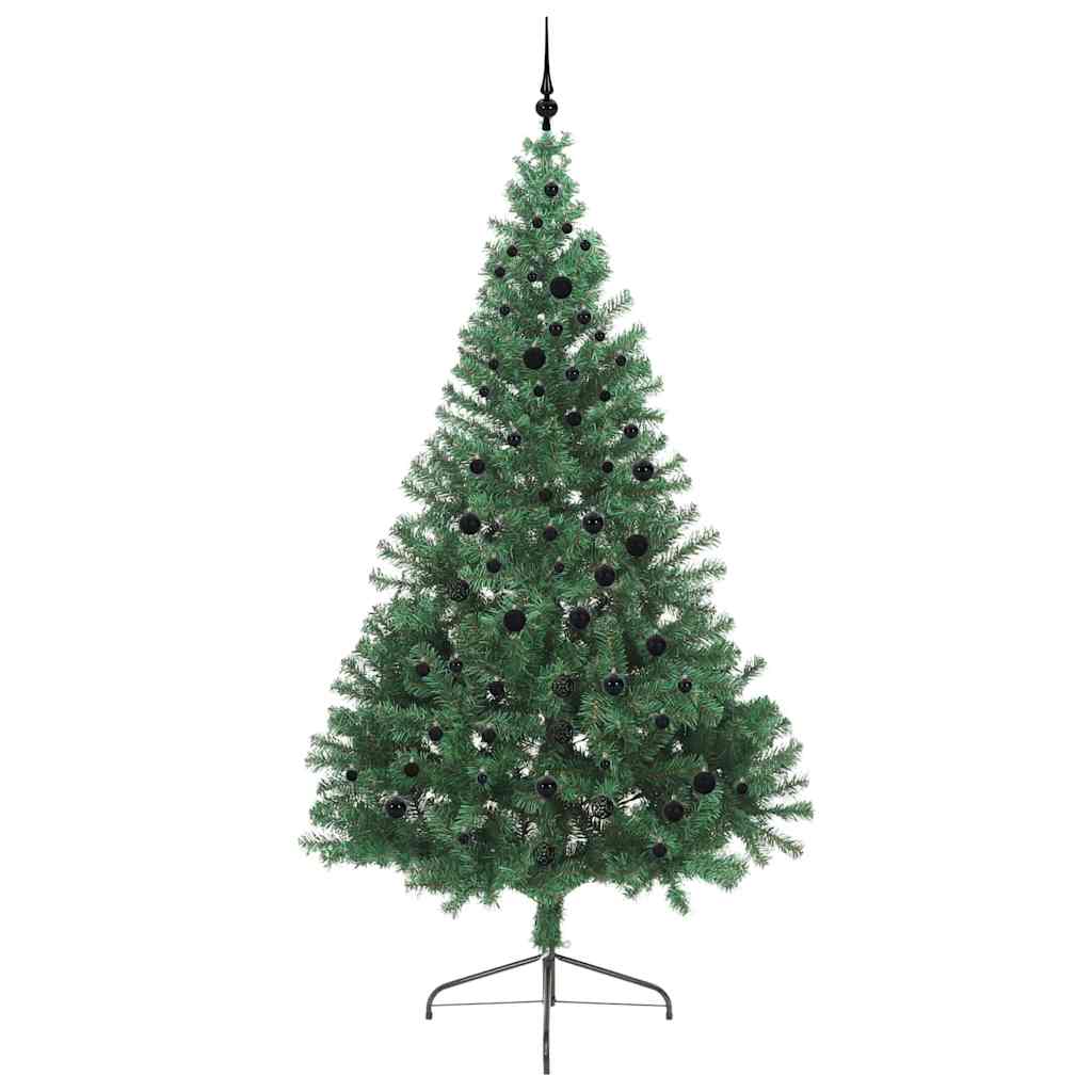 Umjetno predsvijetljeno božićno drvce Zelena 240 cm PVC