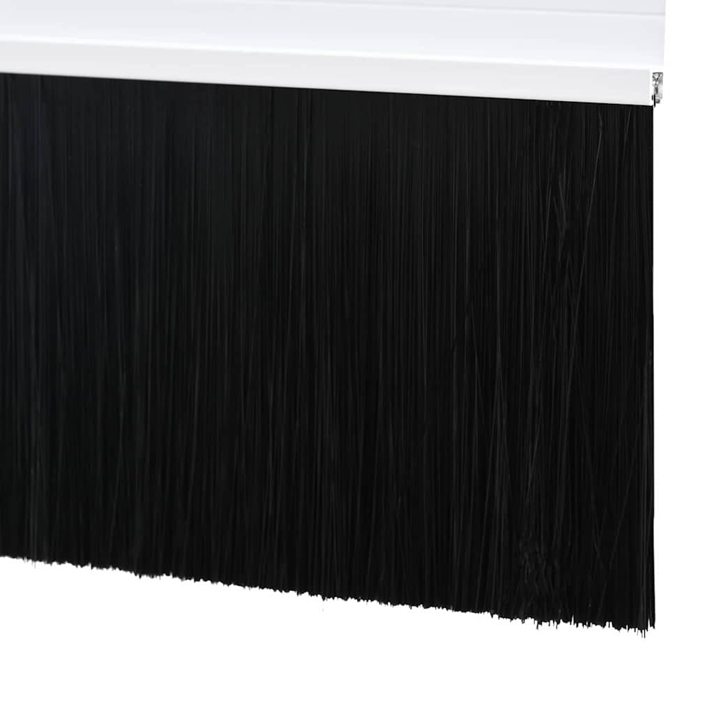 Držač četke za vrata 6 pcs Bijelo 100 cm Aluminijski legura